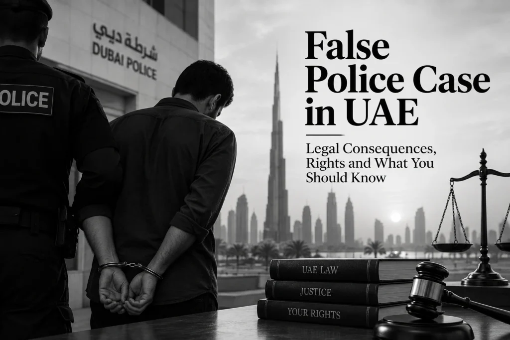 False Police Case in UAE
