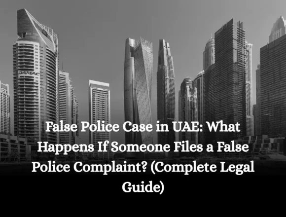 False Police Case in UAE: What Happens If Someone Files a False Police Complaint? (Complete Legal News Guide )
